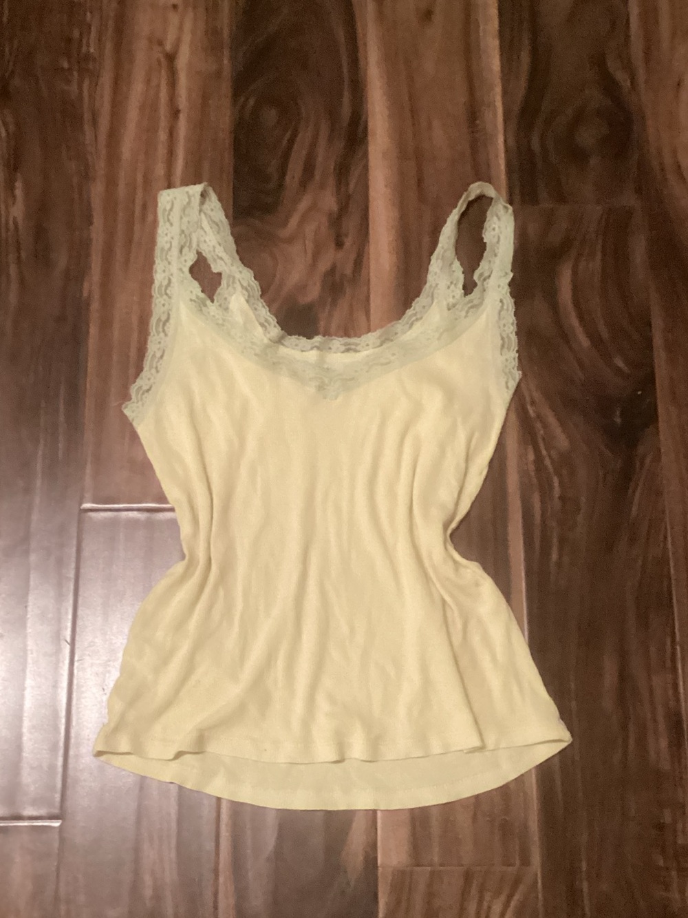 George Lace-Trim Camisole - Light Cream